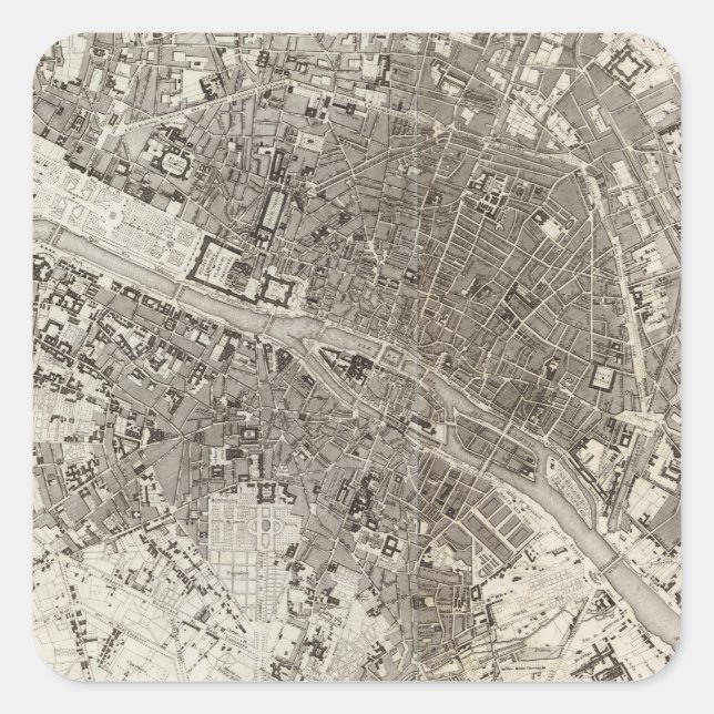 Paris Square Sticker (Front)