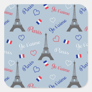 Paris Square Sticker