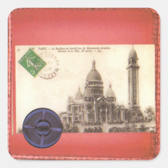 Paris Square Sticker3 Sticker (Front)
