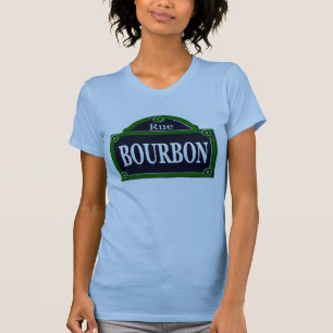 Paris St Sign Rue Bourbon Long Sleeve T-Shirt