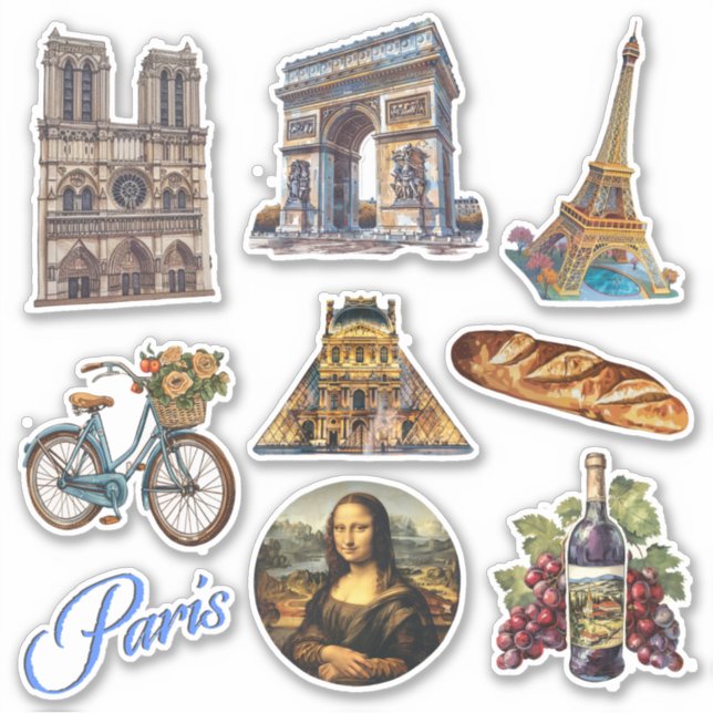 Paris Stickers (Front)