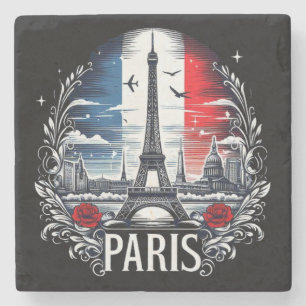 paris stone coaster