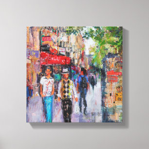 Paris Street Canvas Print