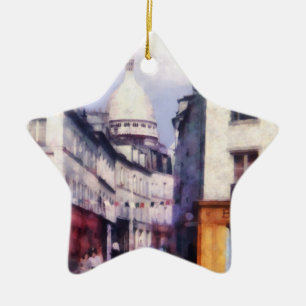 Paris Street Ceramic Tree Decoration