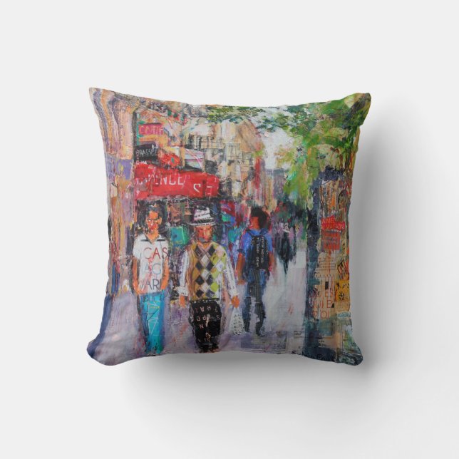 Paris Street Cushion (Front)