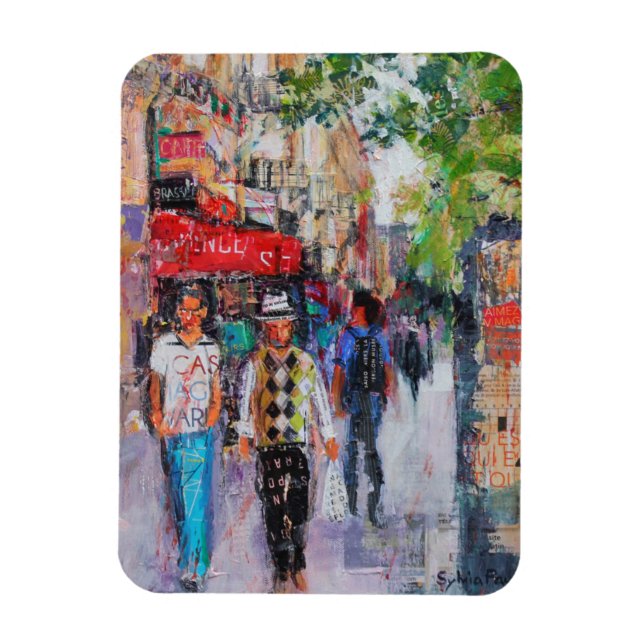 Paris Street Magnet (Vertical)