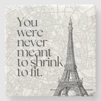 Paris Street Map & Eiffel Tower Quote Wall Art