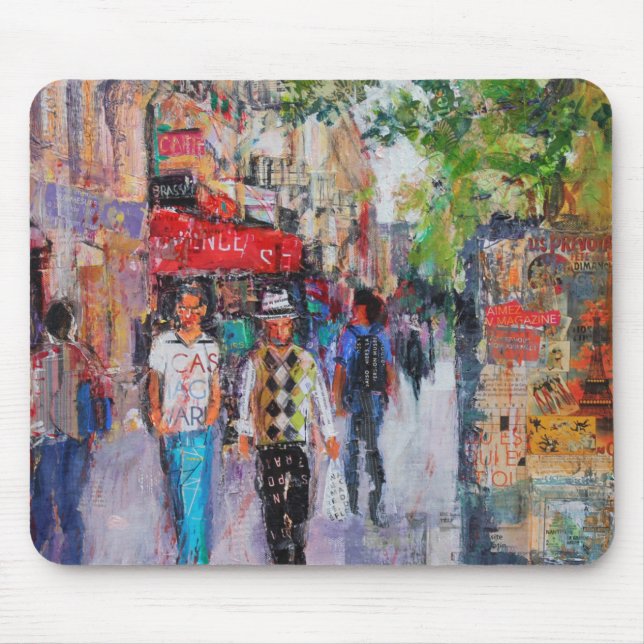 Paris Street Mouse Mat (Front)