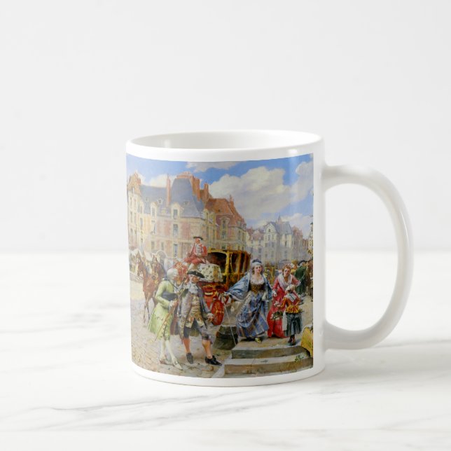 Paris street painting mug (Right)