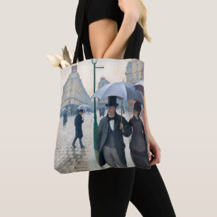 Paris Street; Rainy Day by G. Caillebotte, Art Tote Bag
