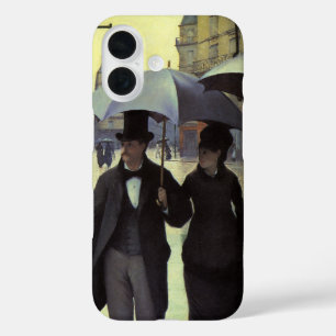 Paris Street Rainy Day by Gustave Caillebotte iPhone 16 Case