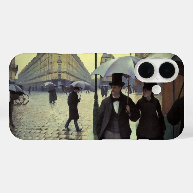 Paris Street Rainy Day by Gustave Caillebotte Case-Mate iPhone Case (Back (Horizontal))