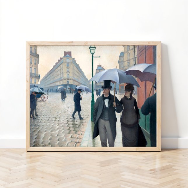 Paris Street; Rainy Day by Gustave Caillebotte Poster (Creator Uploaded)