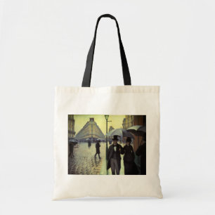 Paris Street Rainy Day by Gustave Caillebotte Tote Bag