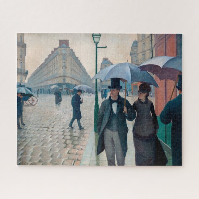 Paris Street Rainy Day | Gustave Caillebotte | Jigsaw Puzzle (Horizontal)