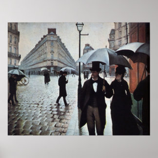 Paris Street- Rainy Weather Poster