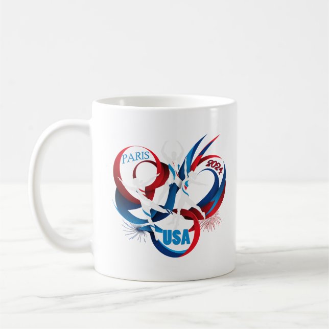 Paris Summer Olympics Coffee Mug (Left)