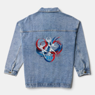 Paris Summer Olympics Denim Jacket
