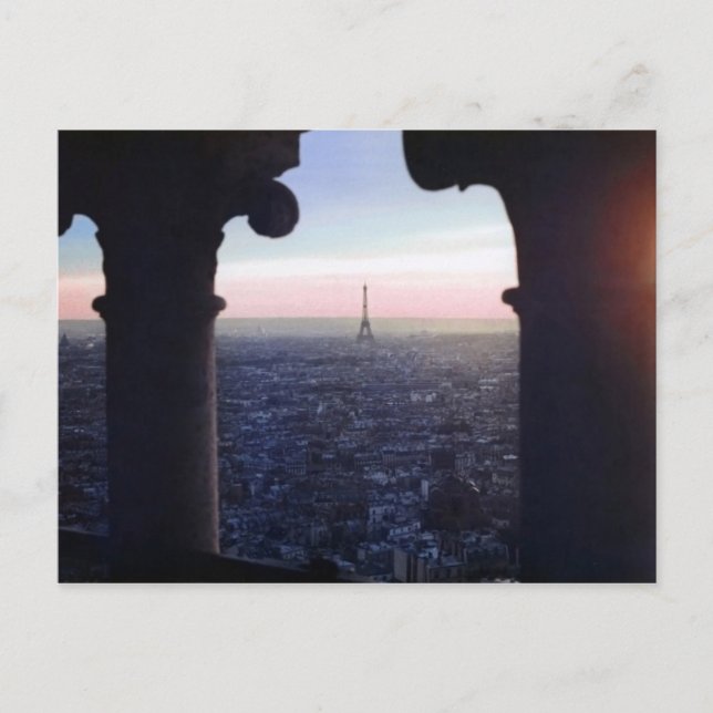 Paris Sunset Postcard (Front)