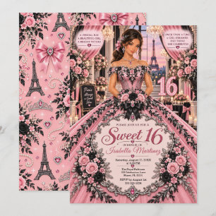 Paris Sweet 16 Elegance Invitation