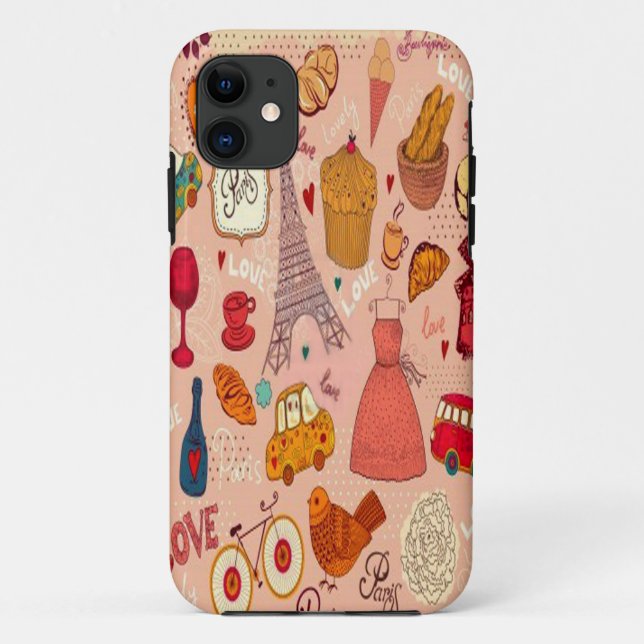 paris symbol of vintage case iphone5 (Back)