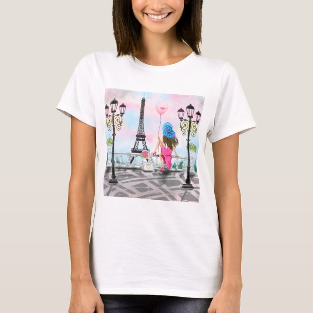 Paris T-Shirt with Eiffel Tower (Front)