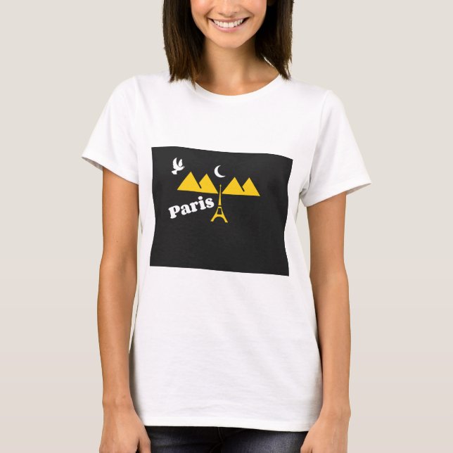 Paris T-Shirts For women..... (Front)