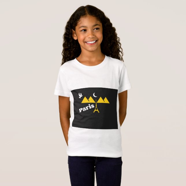 Paris T-Shirts For women,,,,,,,,,,,,, (Front Full)