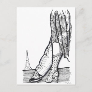 Paris Tango Postcard