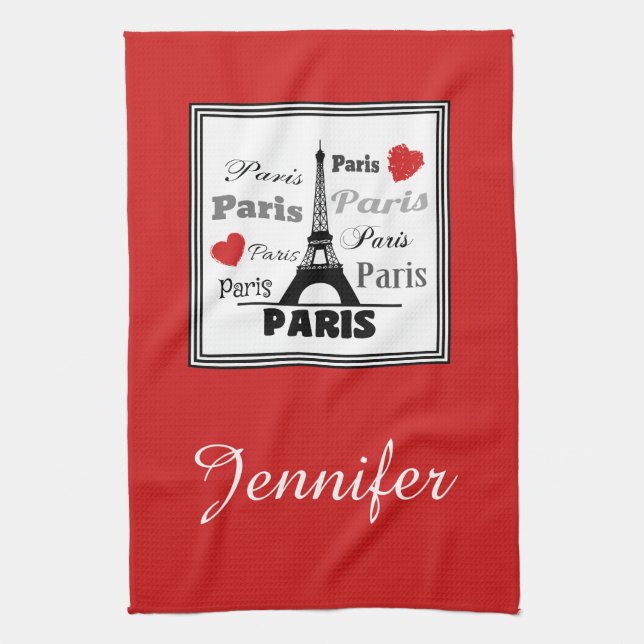 Paris Tea Towel (Vertical)