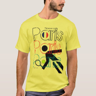 Paris Tennis French Open Flag Yellow T-Shirt