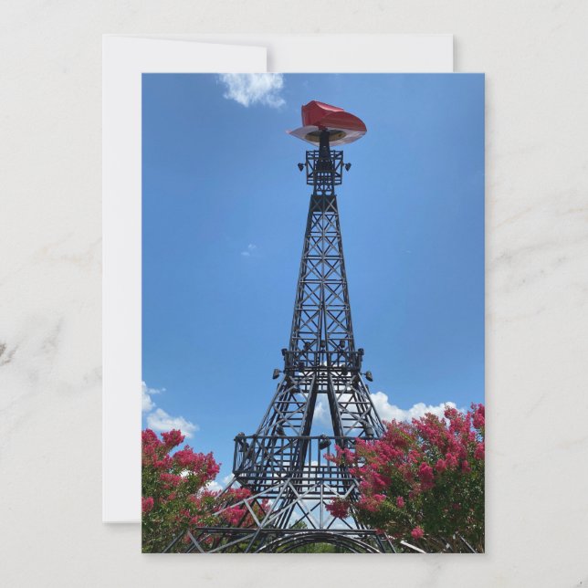 Paris, Texas Flat Thank You Card (Front)
