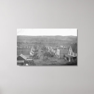 Paris, TexasAerial View of TownParis, TX Canvas Print