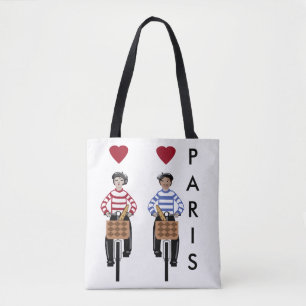 Paris the city of love tote bag