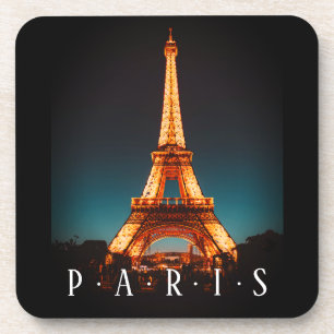 Paris, The Eiffel Tower At Night, Vs 2 Coaster