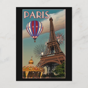 Paris - The Eiffel Tower Postcard