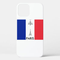 Paris Theme Eiffel Tower French Flag