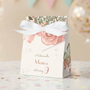 Paris theme french birthday party favour box