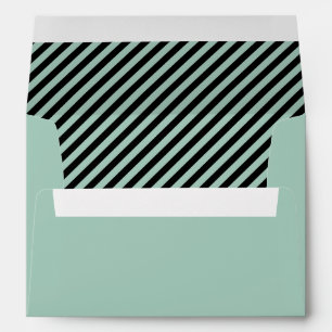 Paris theme with return address envelope