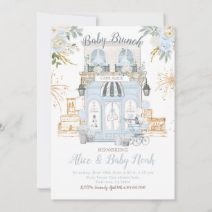Paris Themed Baby Shower Invitation