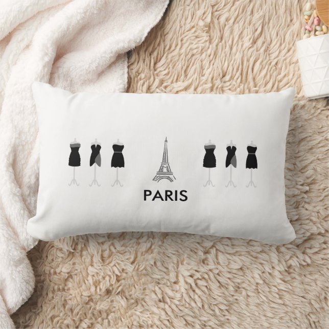 Paris Themed Bedding French Throw Pillow (Blanket)