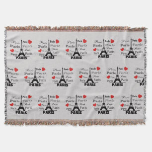 Paris Throw Blanket