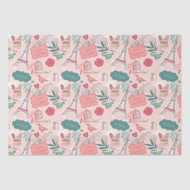 Paris  tissue paper (Front)