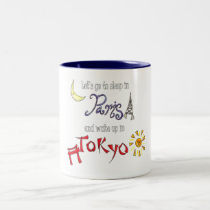 Paris Tokyo Two-Tone Coffee Mug