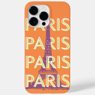 Paris, Travel Art, Retro Travel Art Case-Mate iPhone 14 Pro Max Case