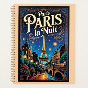 Paris Travel Poster,  Planner
