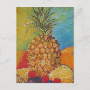 Paris' Tropical Pineapple Postcard
