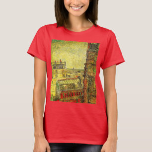 Paris View from Vincent's Room by Vincent van Gogh T-Shirt
