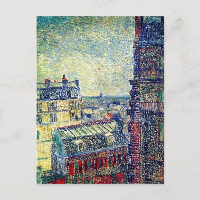 Paris, Vincent's Room Rue Lepic,Van Gogh Fine Art Postcard (Front)