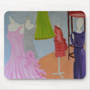 Paris Vintage Haute Couture Mouse Mat